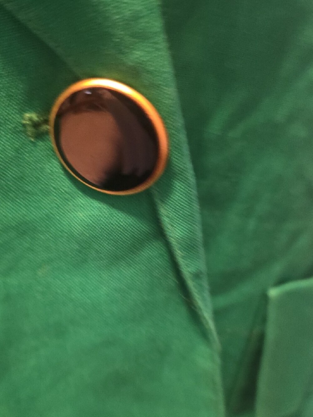 Louis Feraud Vibrant Green Single-Button Blazer - Picture 5 of 13